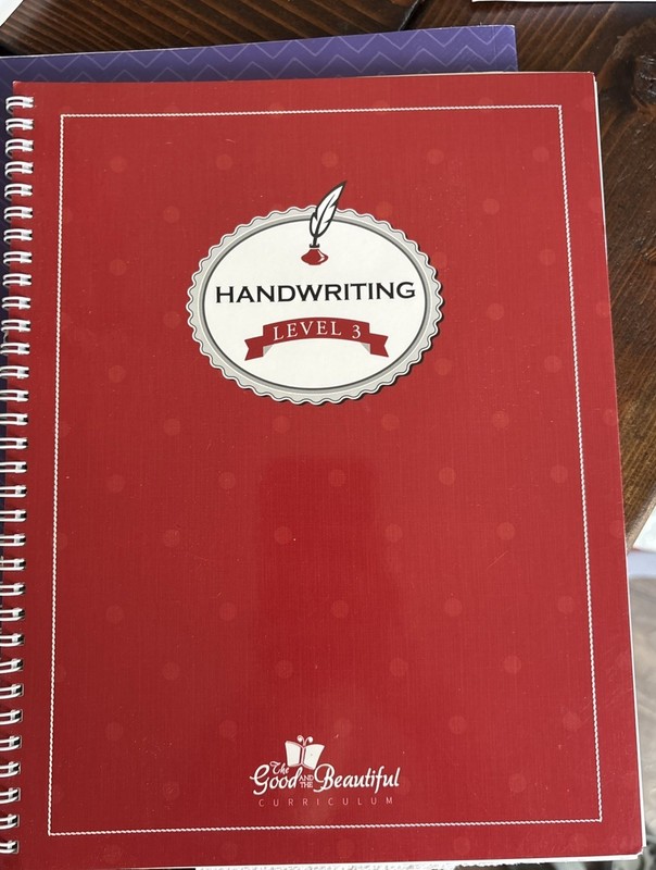 The Good and the Beautiful Handwriting Level 3 2nd Edition Illustrated Workbook