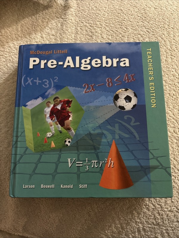 Pre-Algebra (2005, Hardcover, Teacher’s edition)