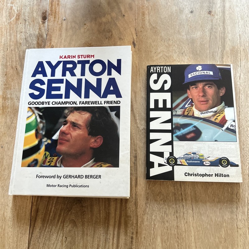 Ayrton Senna Goodbye Champion plus another