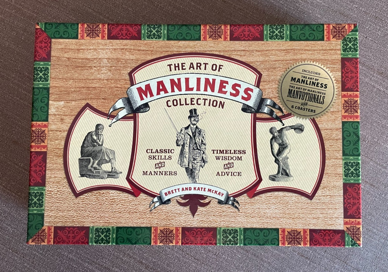 The Art of Manliness Collection – Books Coasters – Brand New- 1st edition