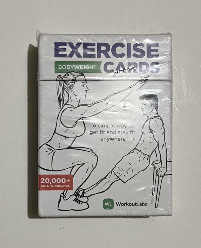 Exercise Cards: Bodyweight – Premium Home Workout Cards Deck for Women and Man