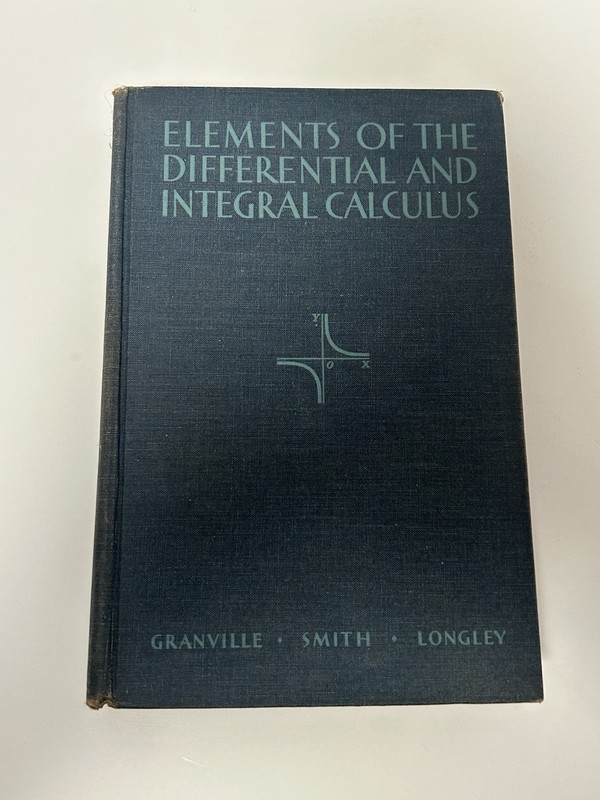 Elements of The Differential and Integral Calculus by P.F. Smith et al. 1934 HC