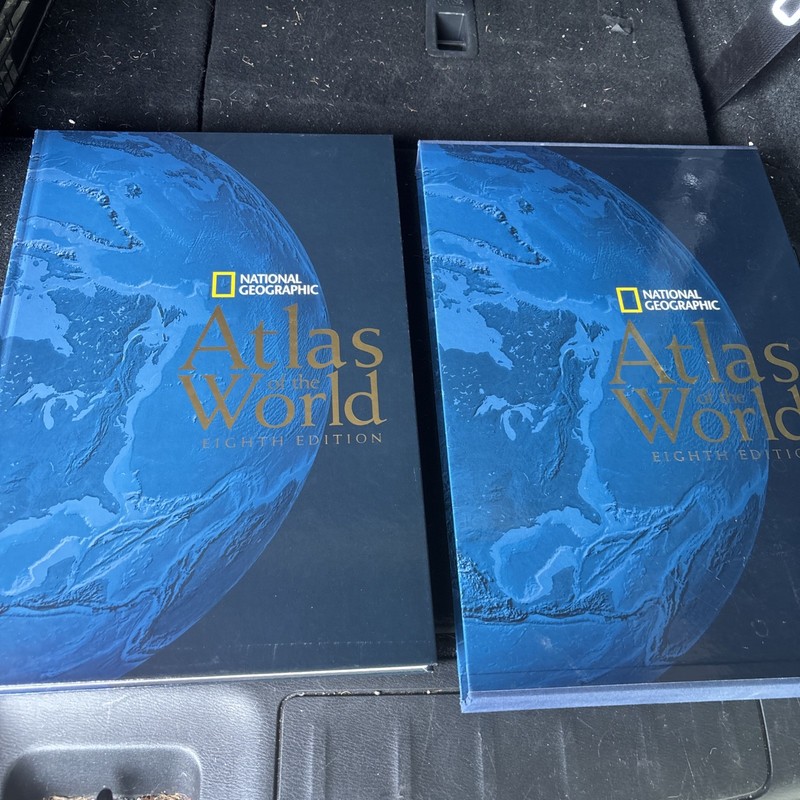 National Geographic ATLAS of the WORLD 8th Edition 2005 – HC VTG XXXLarge