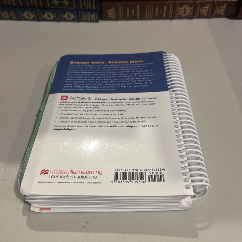 A Writer's Reference D Hacker & N Sommers 2021 MLA Update 10th Edition gallery