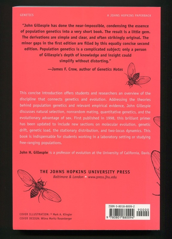 Population Genetics A Concise Guide by John H. Gillespie 2nd ed gallery