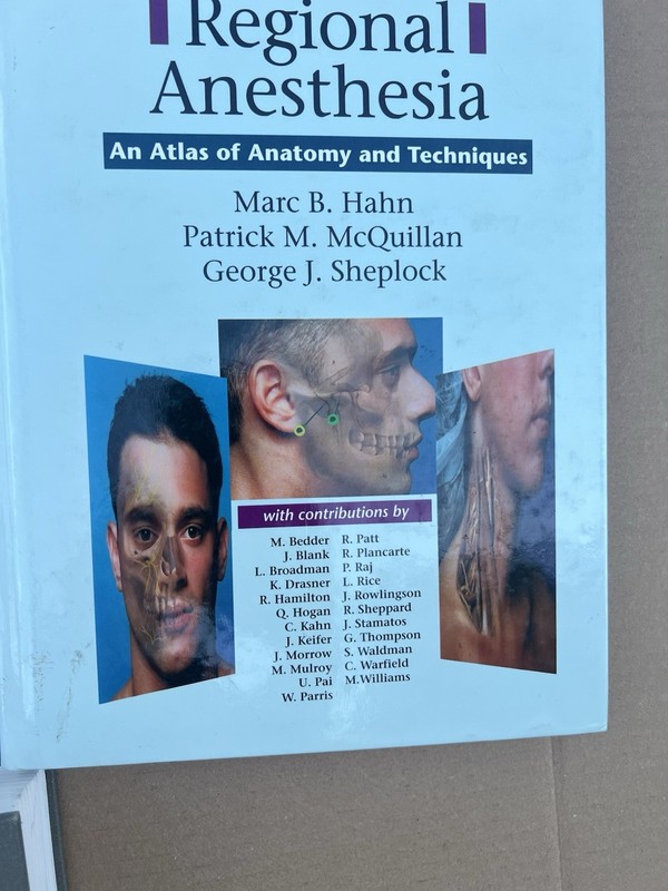 Lot of 6 Pain Management & Anesthesiology Medical Textbooks Springer Elsevier gallery