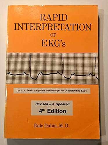 Rapid Interpretation of EKGs – Paperback, by Dale Dubin M. D. – Acceptable w