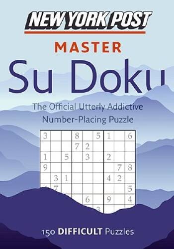 New York Post Master Su Doku: Difficult – Paperback By none – VERY GOOD