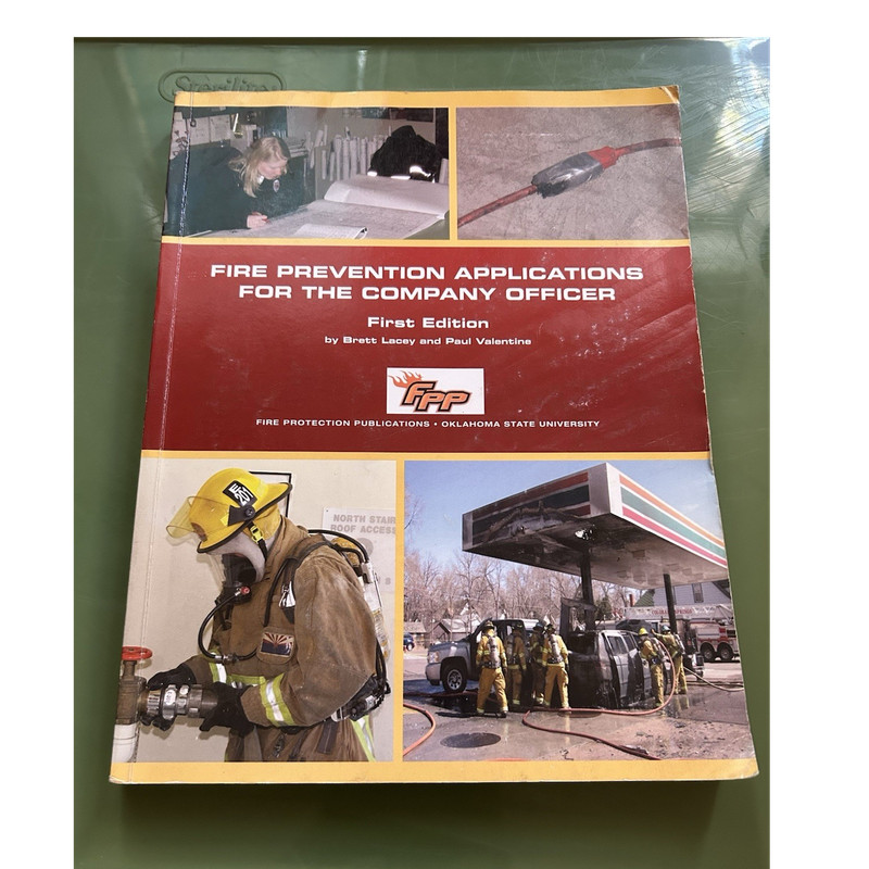 Fire Protection Pub Fire Prevention Applications Company Officer 1st 2nd PB 2014