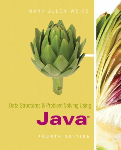 Data Structures and Problem Solving – Mark Allen Weiss, 9780321541406, paperback