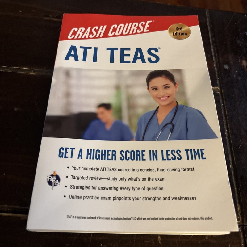 Nursing Test Prep Ser.: ATI TEAS Crash Course® Book + Online by John Allen…