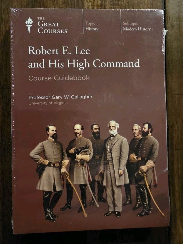 Robert E. Lee and His High Command by Gary W. Gallagher Hardcover/DVD – NEW