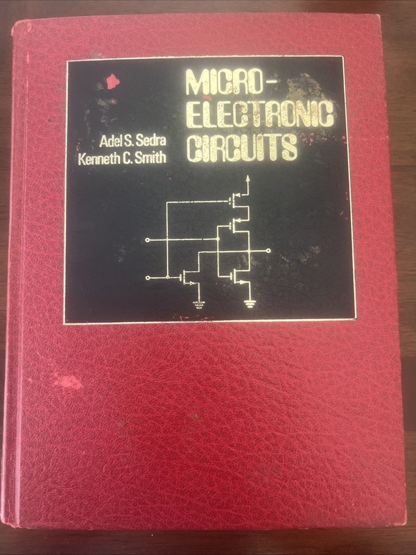 Microelectronic Circuits Hardcover Adel S., Smith, Kenneth C. Sed