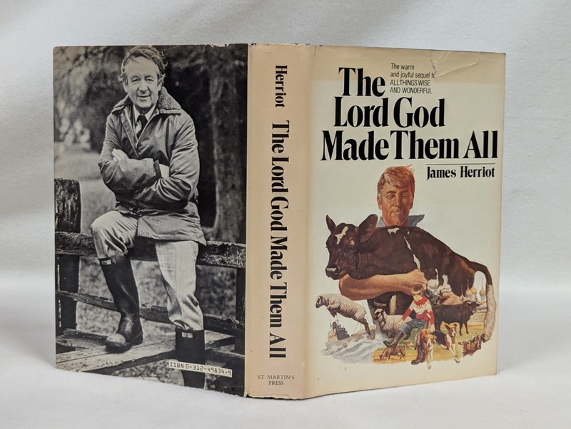 James Herriot ~ THE LORD GOD MADE THEM ALL ~ Vtg 1981 HC 1st/1st