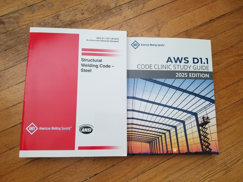 AWS D1.1/D1.1M:2025 + AWS D1.1 Code Clinic Study Guide Bundle - 2025 Editions
