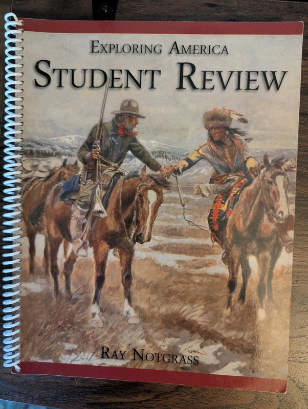Notgrass Exploring America Student Review – (Quiz & Exam Pack) 2019 Edition NEW!