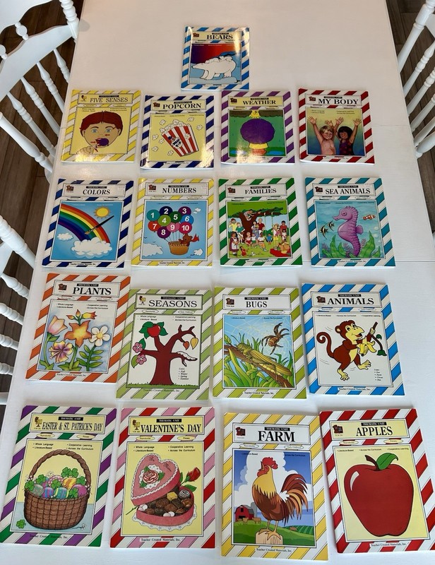 Thematic Units Teacher Created Resources Early Childhood Primary Lot Of 17 Nice