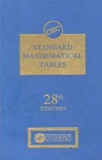 CRC STANDARD MATHEMATICAL TABLES By William H. Beyer – Hardcover Mint Condition