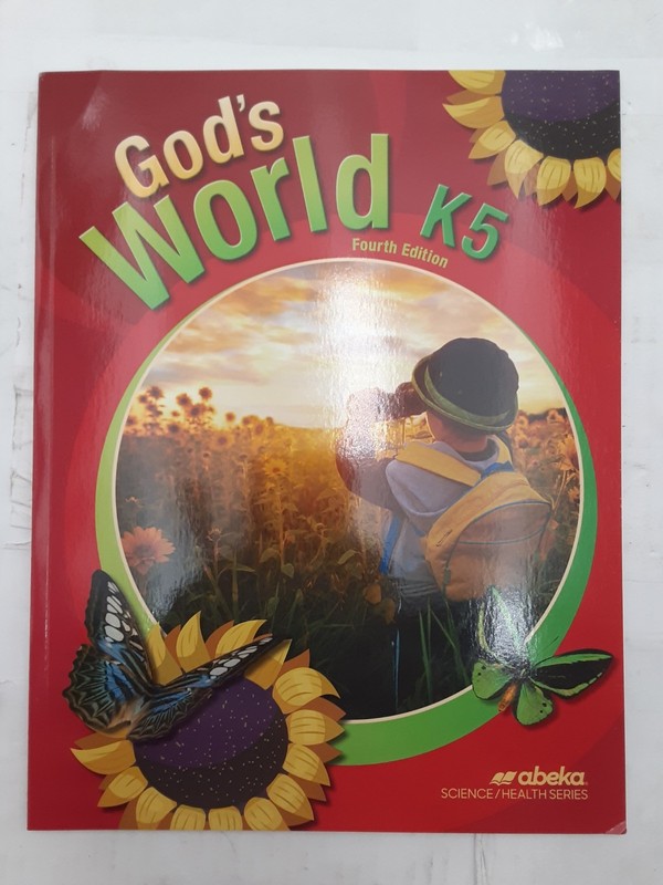 Abeka God's World K5 4th Edition New Free Ship 996000