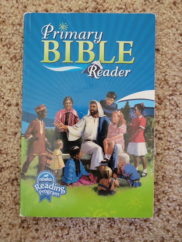 Abeka Reading Program Primary Bible Reader for Homeschooling Elementary School