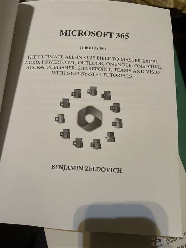 Microsoft 365 2023 Edition, 11 Books In 1, Benjamin Zeldovich, New gallery
