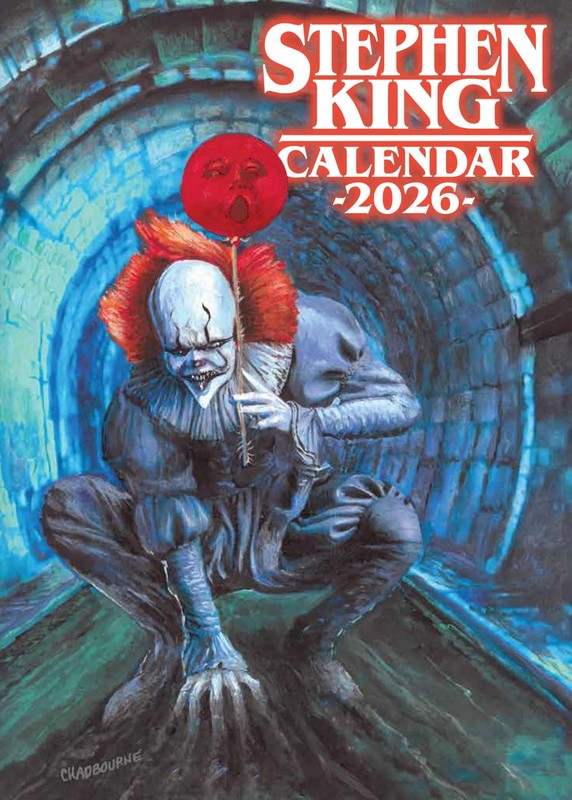 Dave Hinchberger 2026 Stephen King Calendar Meet Pennywise (Hardback)