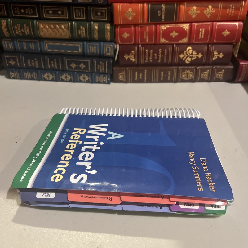 A Writer's Reference D Hacker & N Sommers 2021 MLA Update 10th Edition gallery