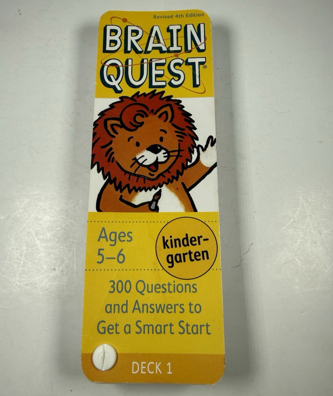 Brain Quest Kindergarten Revised 4th Edition: 300 Questions and Answers Ages 5-6
