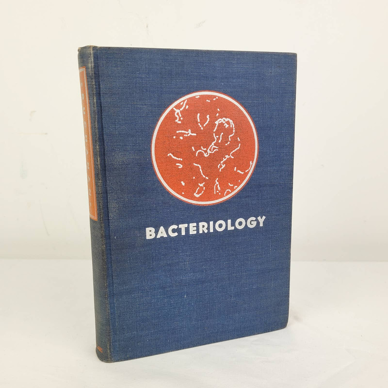 Bacteriology Estelle and Robert Earle Buchanan 1940s Book Textbook Vintage