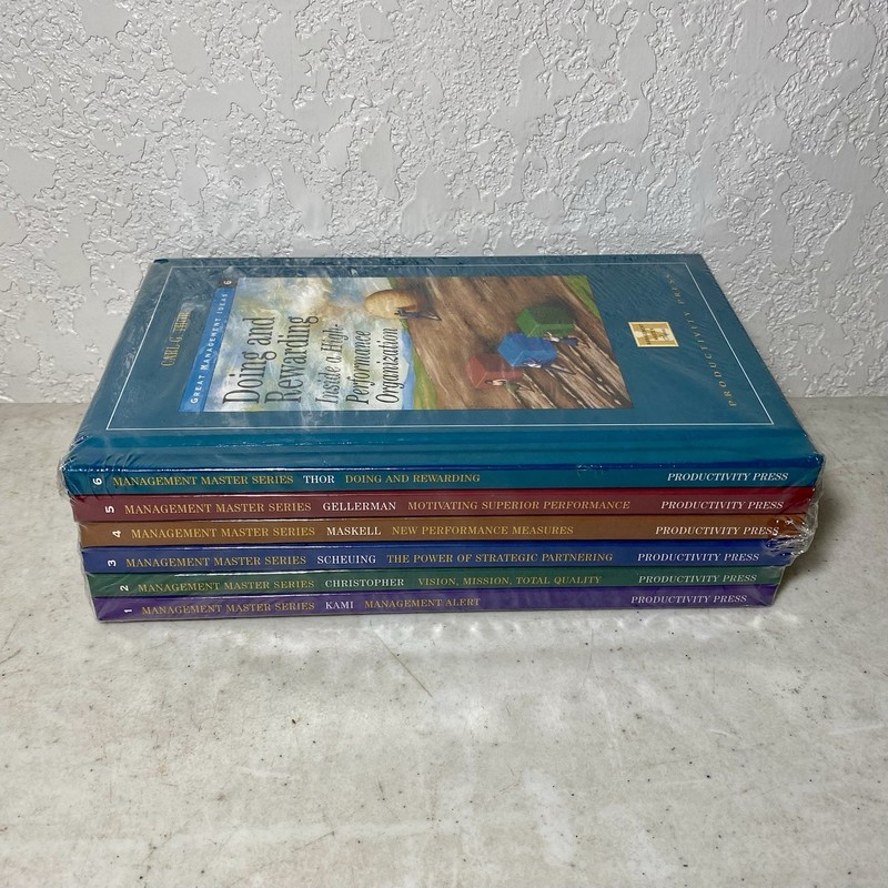 Management Master Series Book Set Volumes 1 – 6 by Productivity Press Hardcover