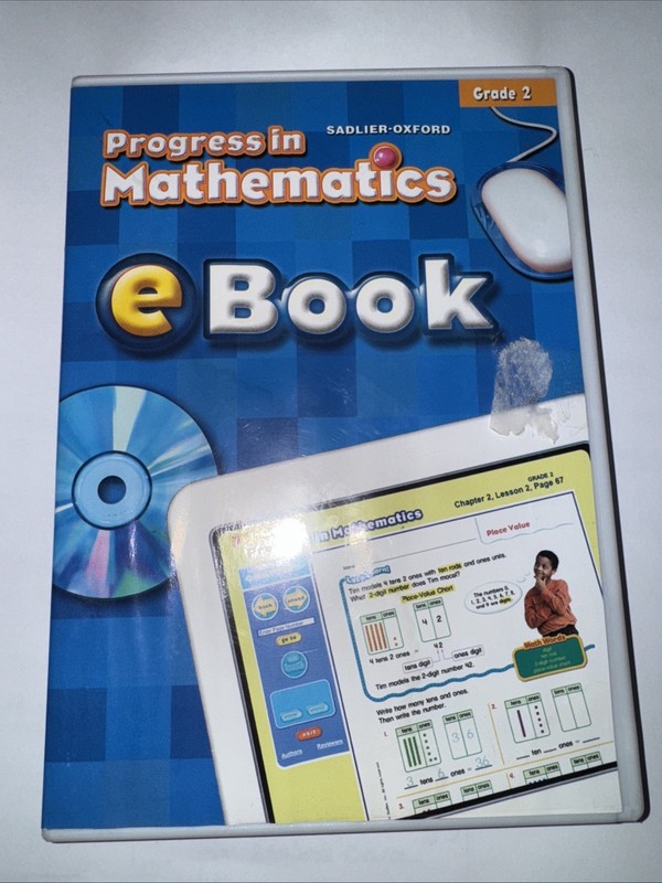 Progress in Mathematics Grade 2 eBook CD-ROM Sadlier Oxford Teacher Software