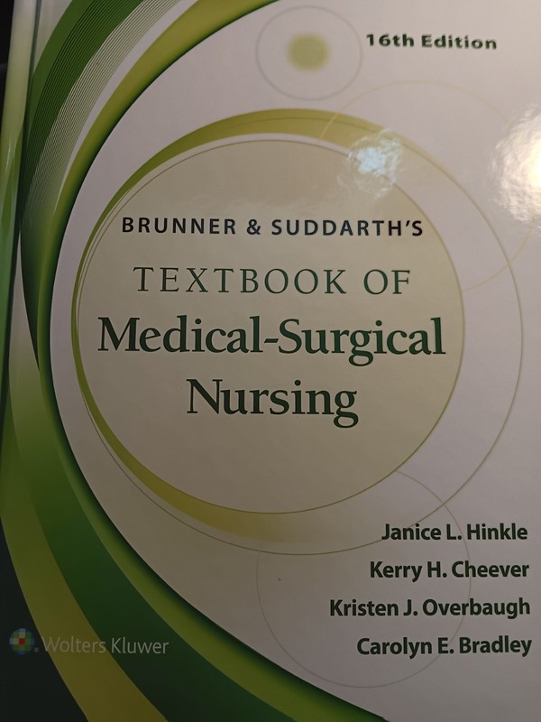 Brunner & Suddarth’s Textbook of – Hardcover, by HINKLE JANICE L.; – New h