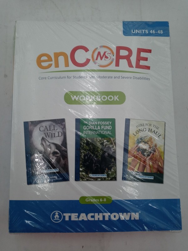 Teachtown enCore Core Curriculum for Students Workbook Gr 6-8 Units 46-48