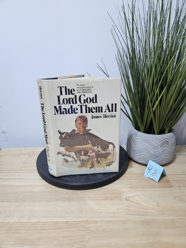 The Lord God Made Them All by James Herriot 1981 First Edition Hardcover Ex Lib
