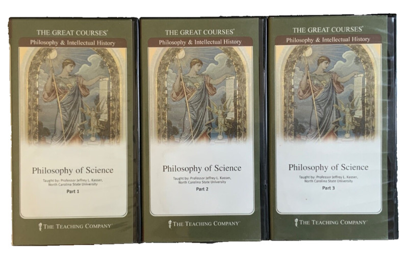 Great Courses DVD Set + Guidebook Philosophy of Science Parts 1-3 Jeffrey Kasser