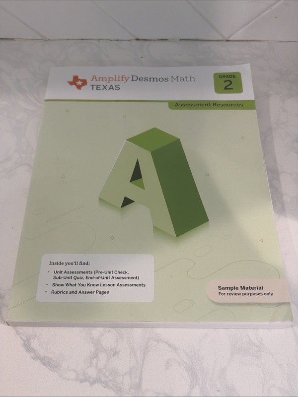 Amplify Desmos Math Texas Assessment Resources Grade 2 Resources Sample Material