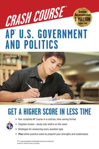Ap(r) U.S. Government & Politics Crash Course Book + Online by Larry S Krieger