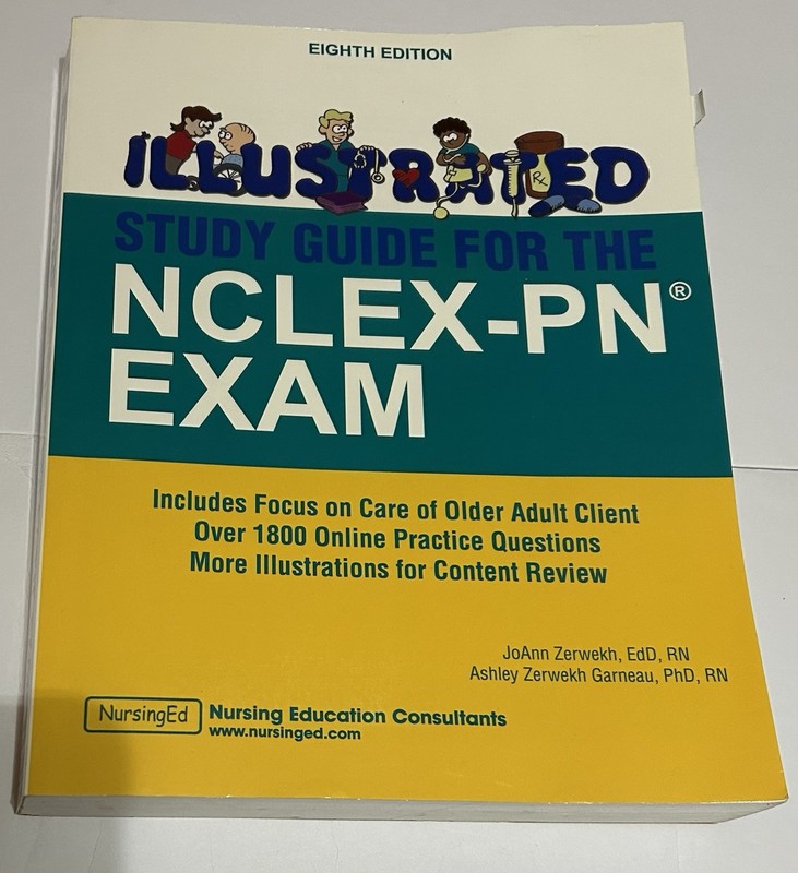 Illustrated Study Guide for the NCLEX-PN® Exam – paperback Eighth Edition