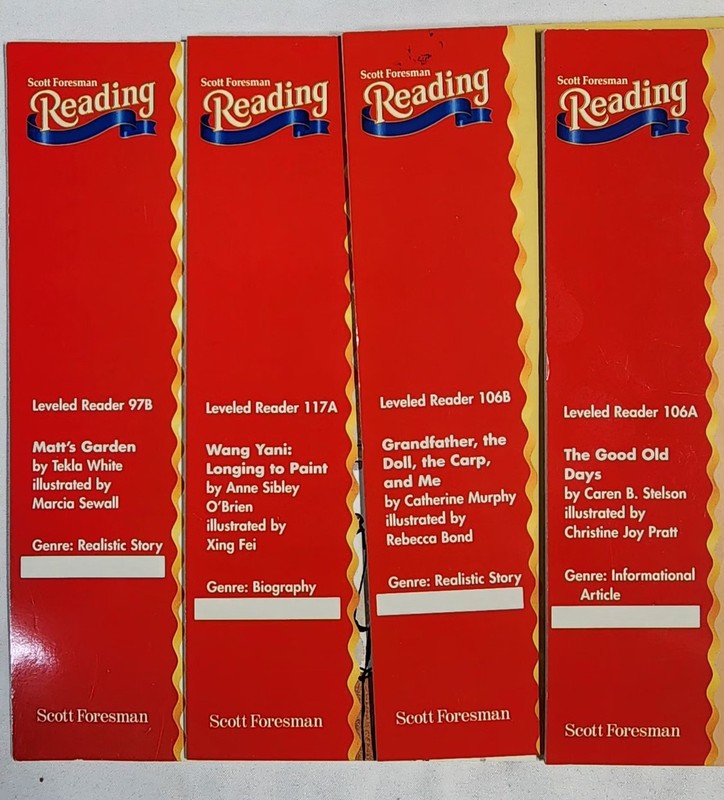 Vintage Paperback Scott Foresman Level Reading Books Multilevel Children LOT 42 gallery