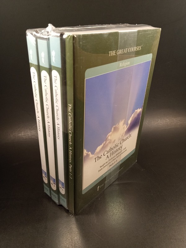 The Great Courses The Catholic Church: A History Parts 1-3 DVD Disc Set + Book