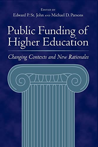 Public Funding of Higher Education …, St. John, Edwar