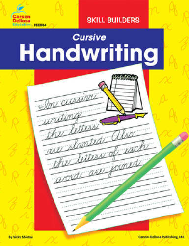 Cursive, Grades 2 – 4 (Handwriting Skill Builders) – Paperback – GOOD