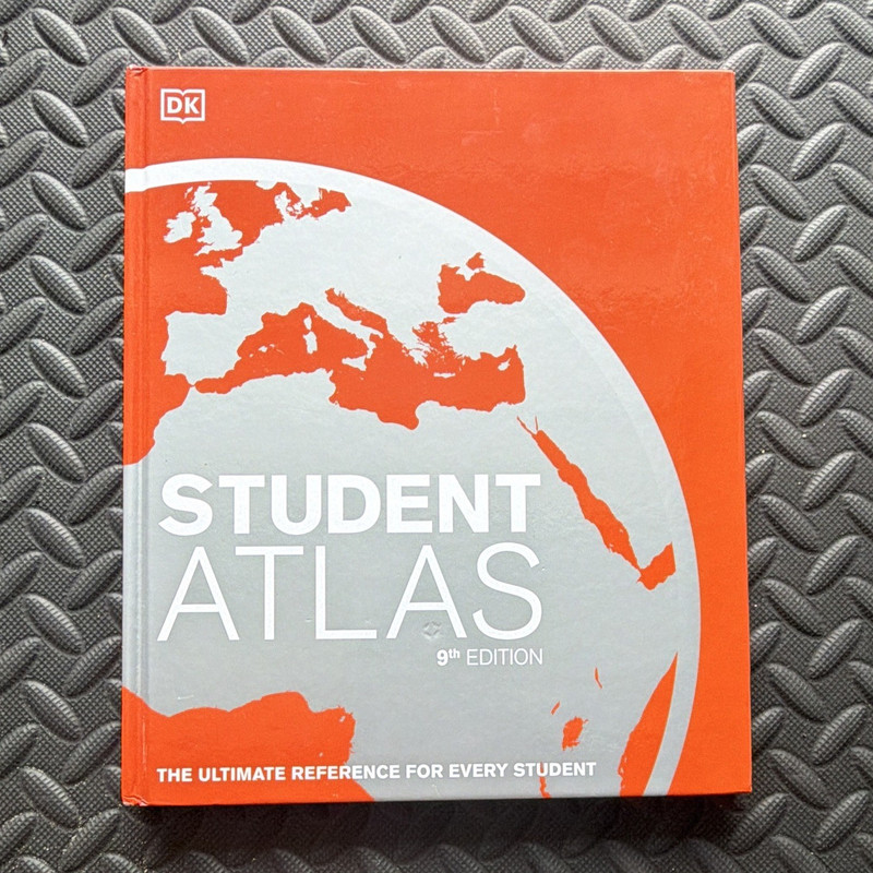 DK Student Atlas 9th Edition Hardcover, English, World Atlas by D.K.