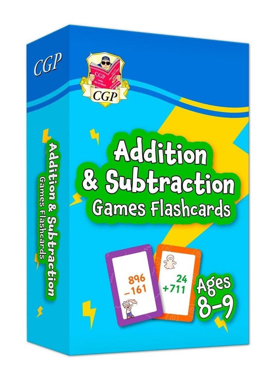 Addition & Subtraction Games Flashcards for Ages 8-9 (Year 4) by CGP Books Hardc