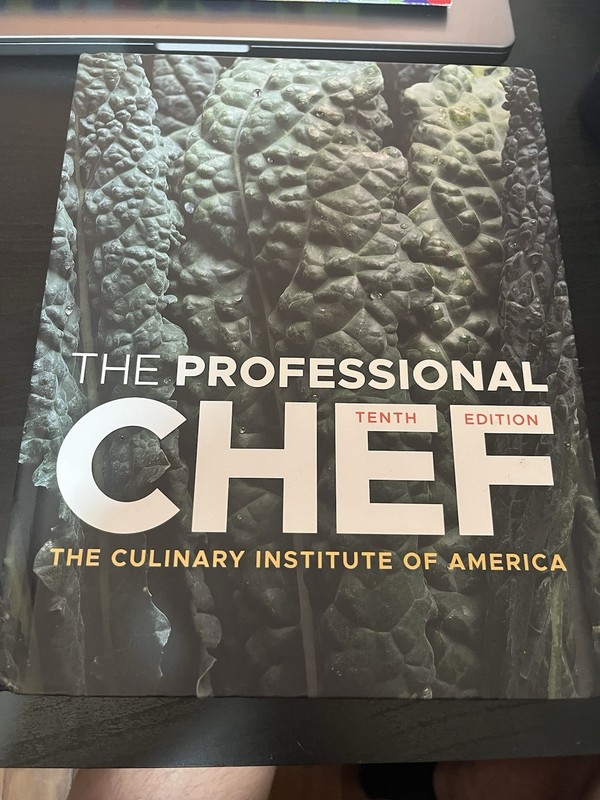 Culinary Institute of America The Professional Chef 10th Ed Hardcover 2024 Wiley
