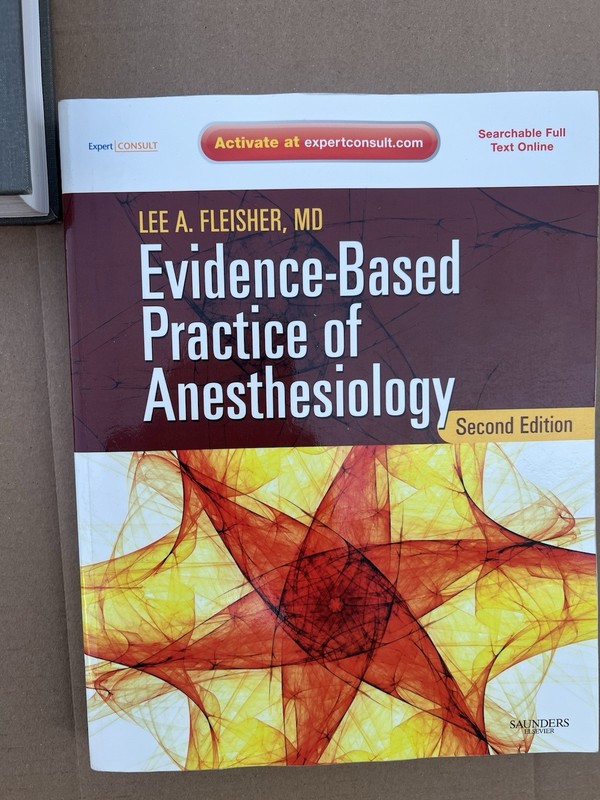 Lot of 6 Pain Management & Anesthesiology Medical Textbooks Springer Elsevier gallery