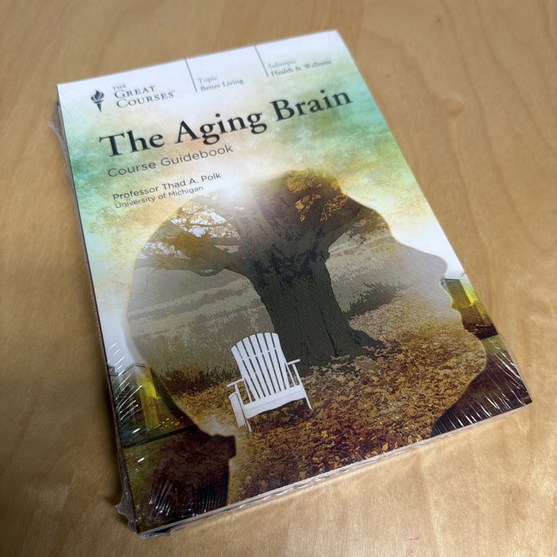 Great Courses THE AGING BRAIN DVD + Course Guidebook – Prof. Thad A. Polk NEW