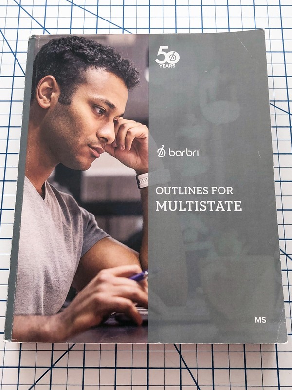 2019 – 2020 Barbri Bar Exam Review Outlines for Multistate MBE