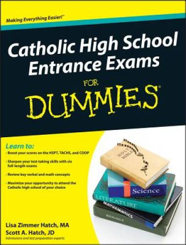 Catholic High School Entrance Exams For Dummies – Paperback – GOOD