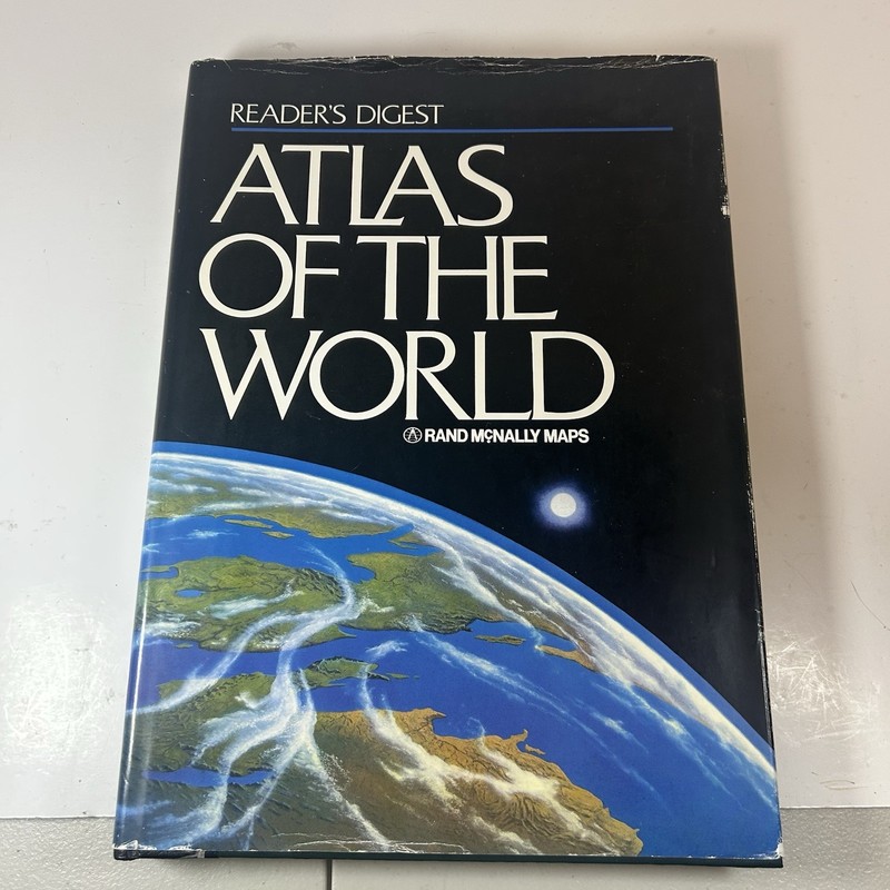 Reader’s Digest Atlas of the World Rand McNally Maps 3rd Printing 1989